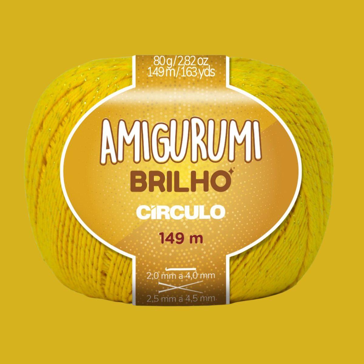 Fio Amigurumi Círculo 80g com 149m - Palácio da Arte