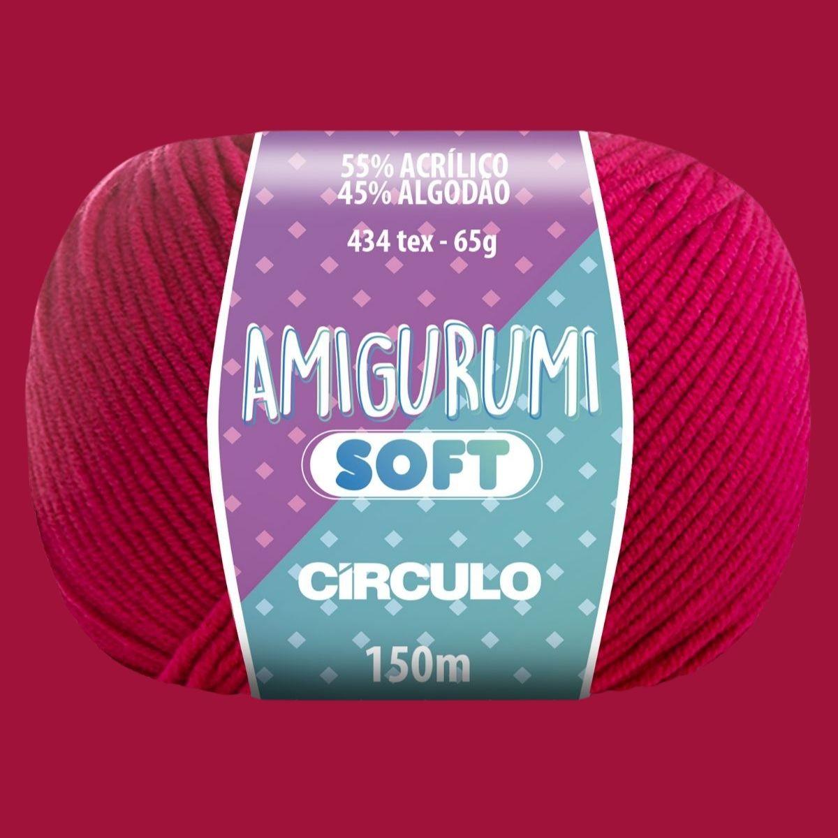 Fio Amigurumi Círculo Soft 65g com 150m - Palácio da Arte