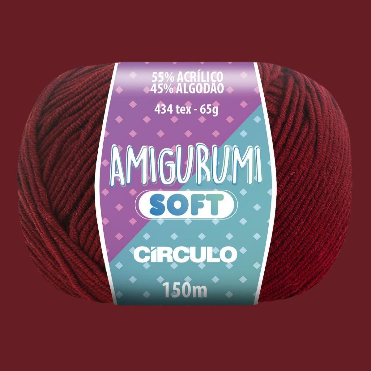 Fio Amigurumi Círculo Soft 65g com 150m - Palácio da Arte
