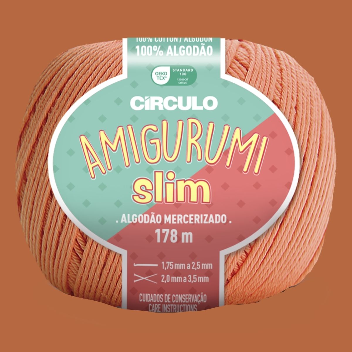 Fio Amigurumi Slim Círculo com 178m e 70g - Palácio da Arte