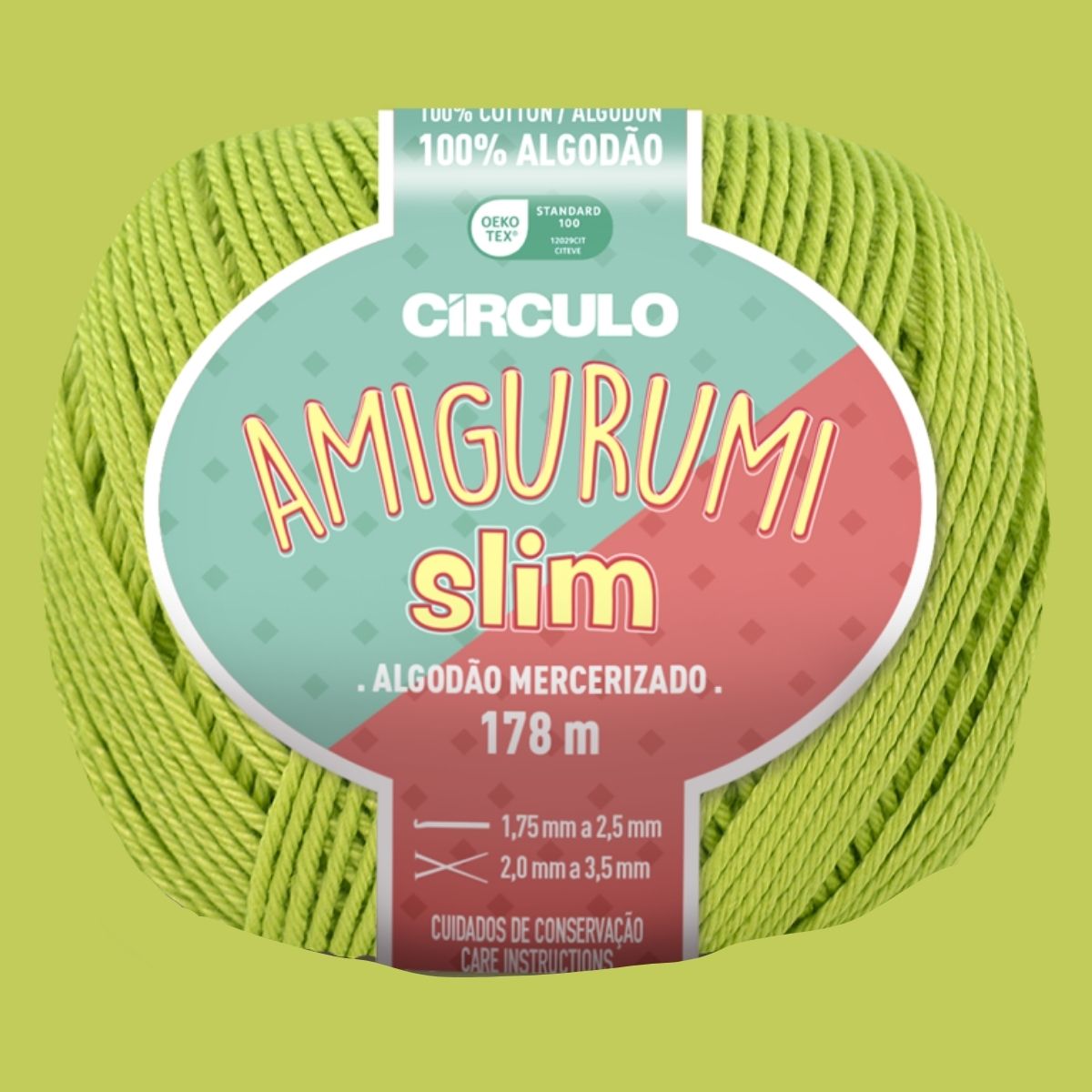 Fio Amigurumi Slim Círculo com 178m e 70g - Palácio da Arte