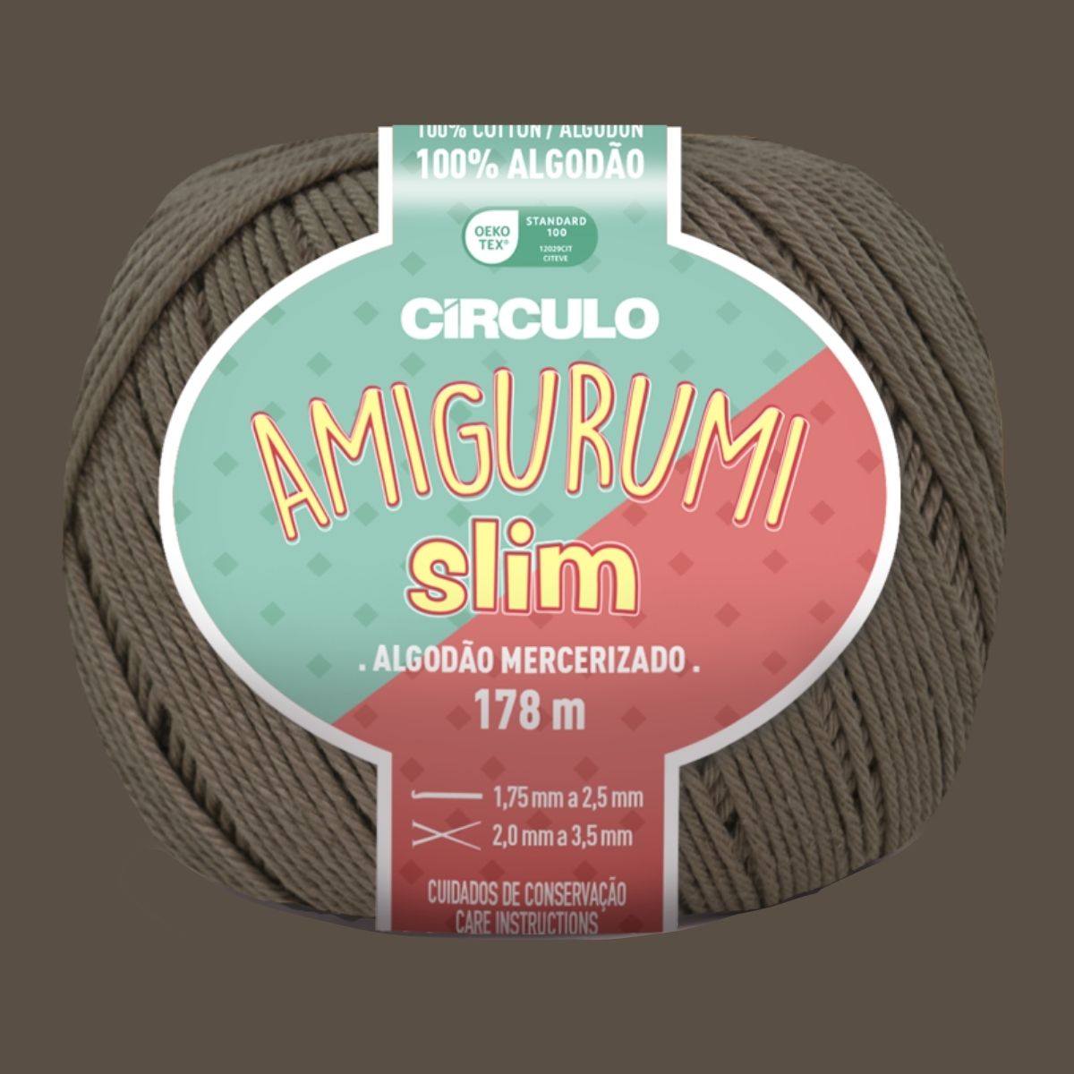 Fio Amigurumi Slim Círculo com 178m e 70g - Palácio da Arte