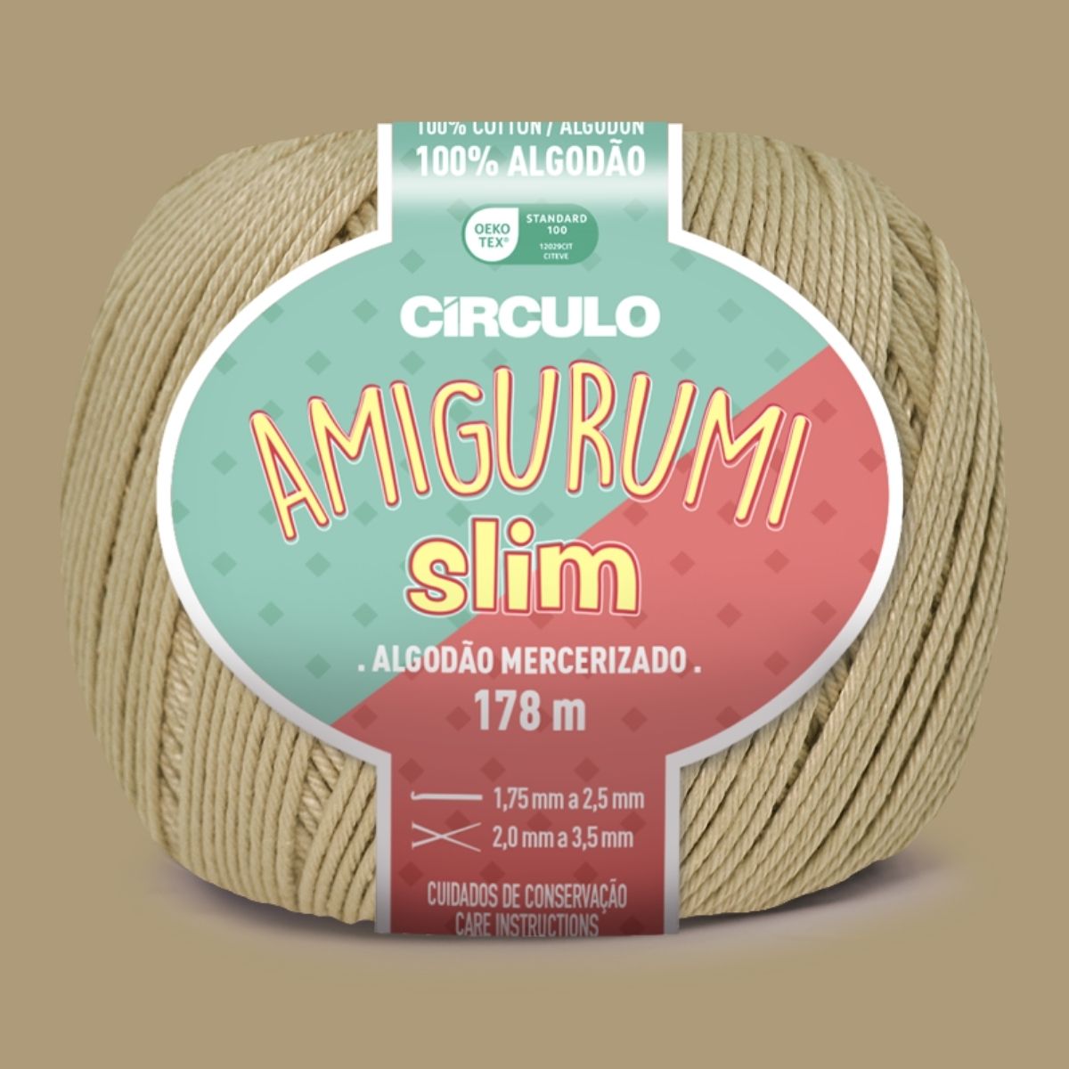 Fio Amigurumi Slim Círculo com 178m e 70g - Palácio da Arte