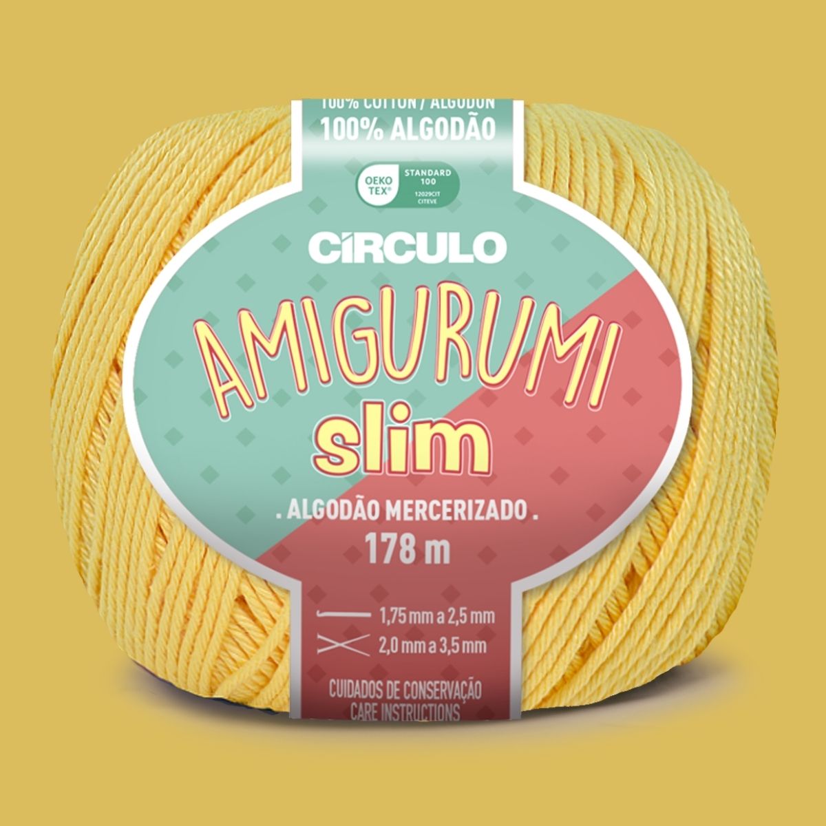 Fio Amigurumi Slim Círculo com 178m e 70g - Palácio da Arte