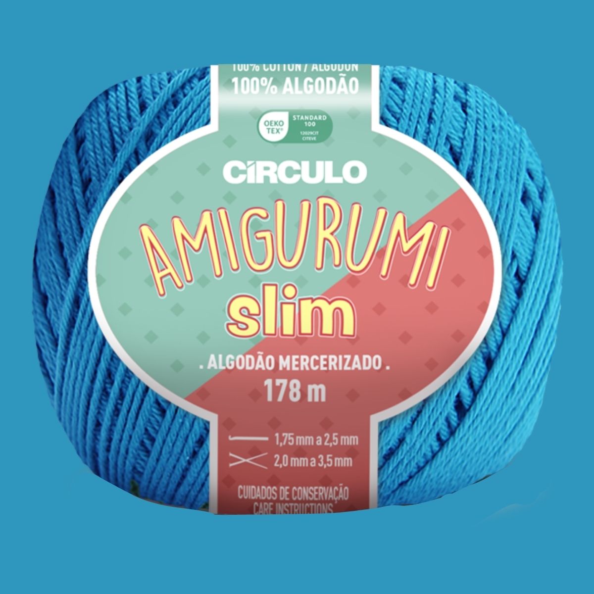 Fio Amigurumi Slim Círculo com 178m e 70g - Palácio da Arte