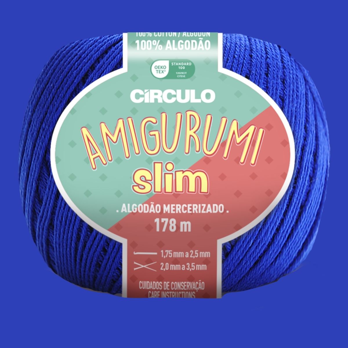 Fio Amigurumi Slim Círculo com 178m e 70g - Palácio da Arte