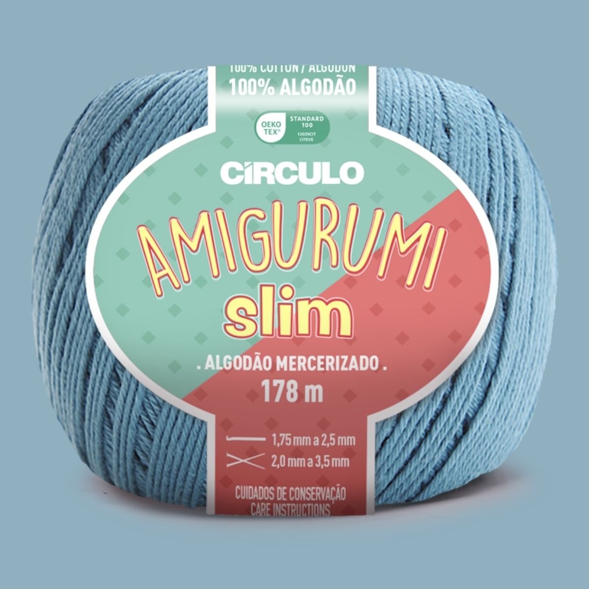 Fio Amigurumi Slim Círculo com 178m e 70g - Palácio da Arte