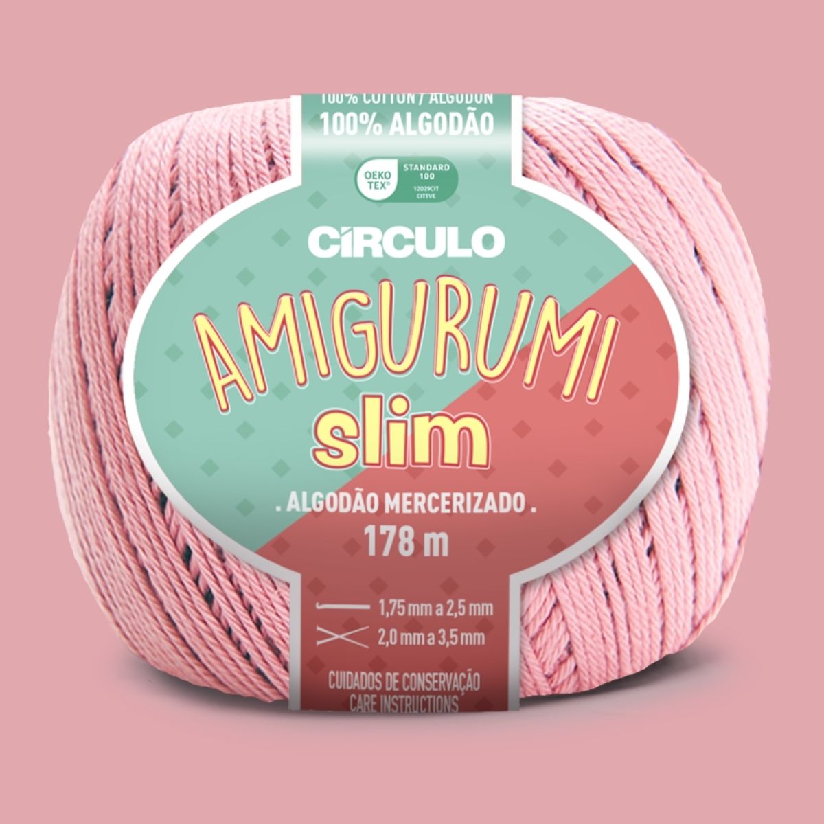 Fio Amigurumi Slim Círculo com 178m e 70g - Palácio da Arte