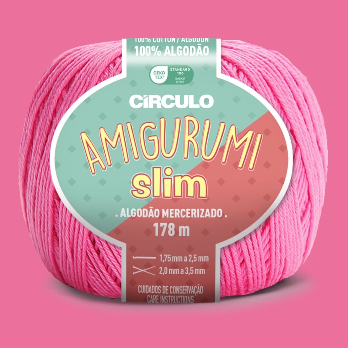 Fio Amigurumi Slim Círculo com 178m e 70g - Palácio da Arte