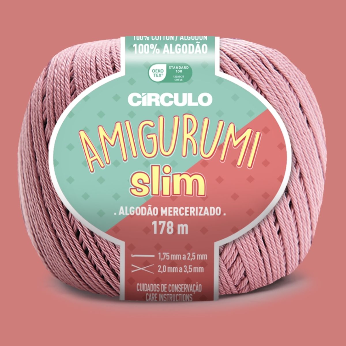 Fio Amigurumi Slim Círculo com 178m e 70g - Palácio da Arte