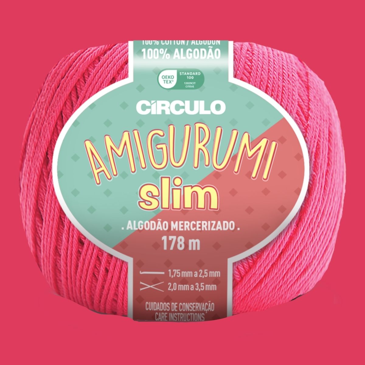 Fio Amigurumi Slim Círculo com 178m e 70g - Palácio da Arte