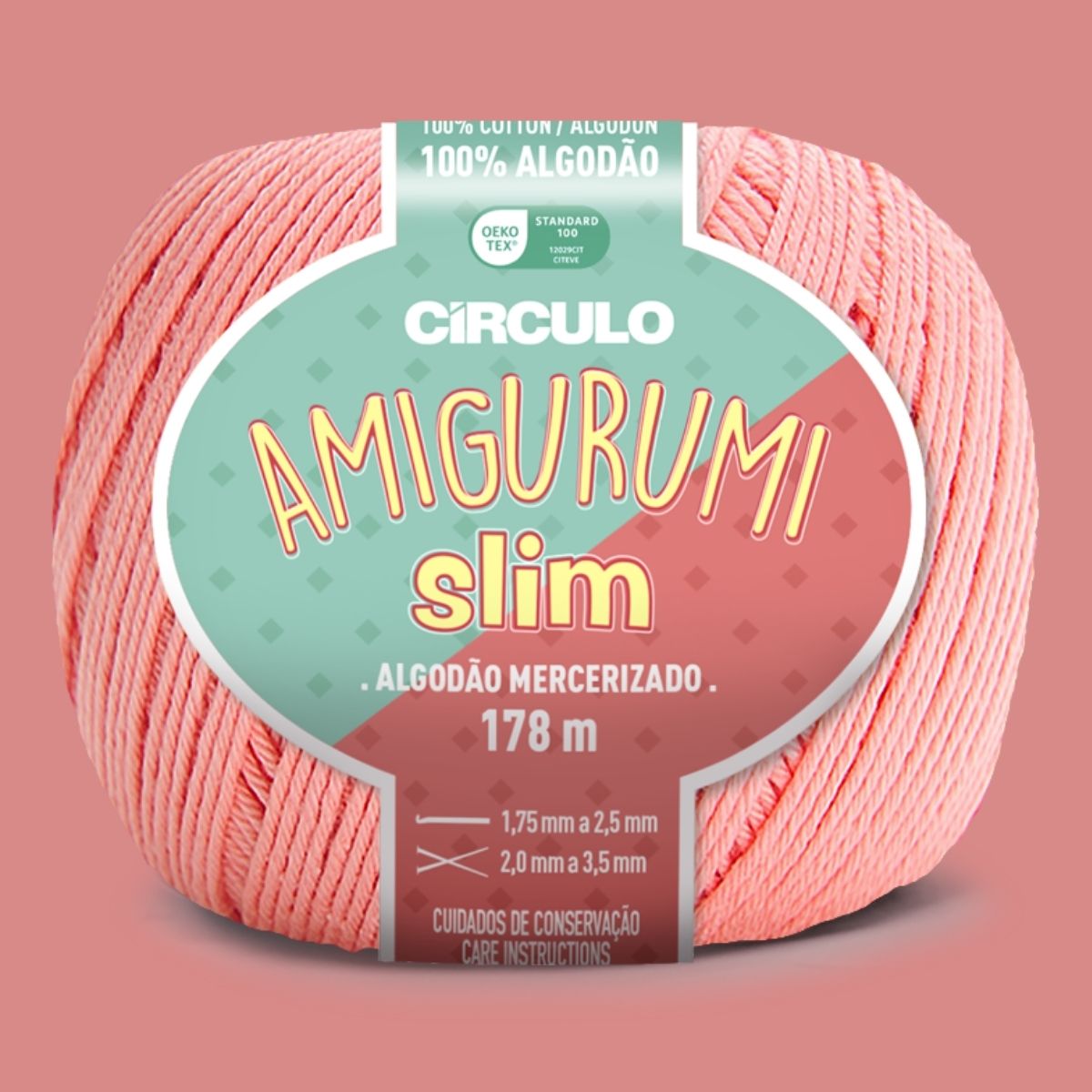 Fio Amigurumi Slim Círculo com 178m e 70g - Palácio da Arte