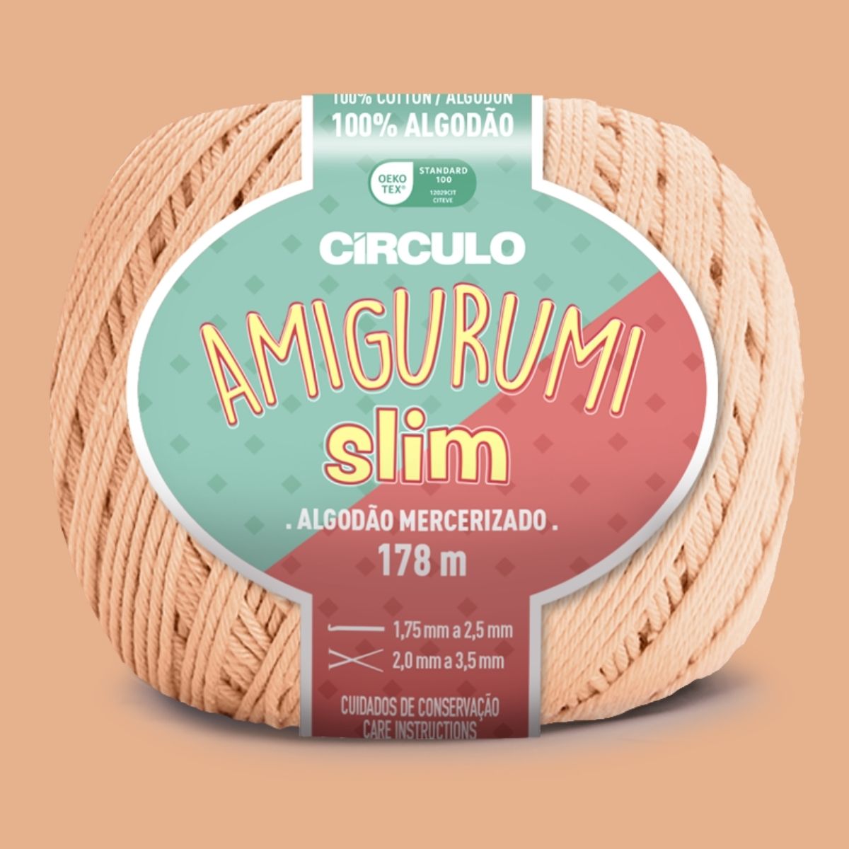 Fio Amigurumi Slim Círculo com 178m e 70g - Palácio da Arte