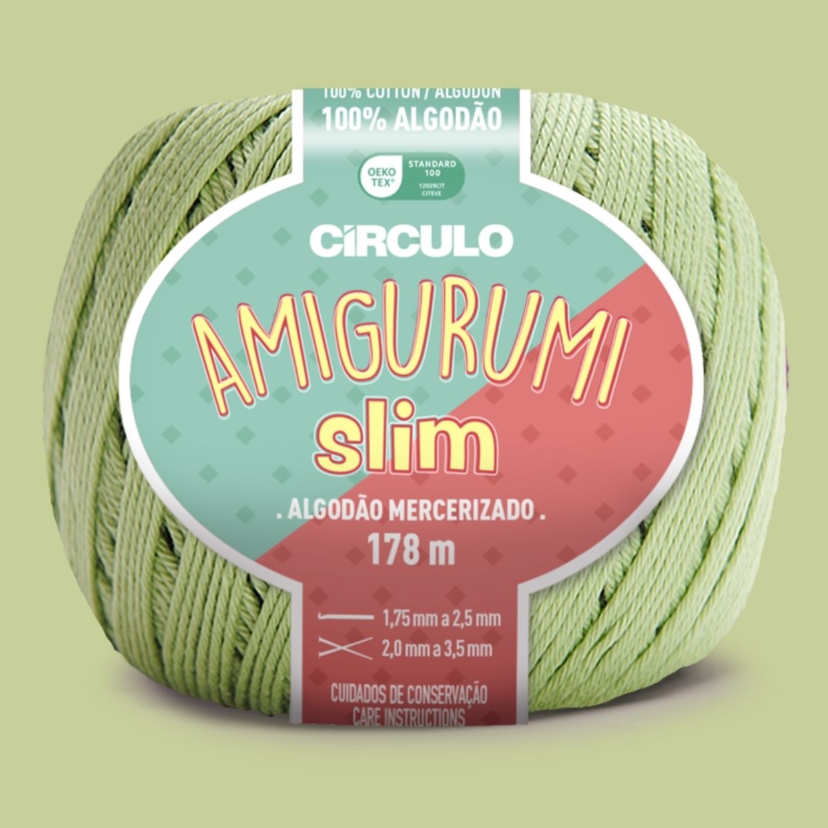 Fio Amigurumi Slim Círculo com 178m e 70g - Palácio da Arte