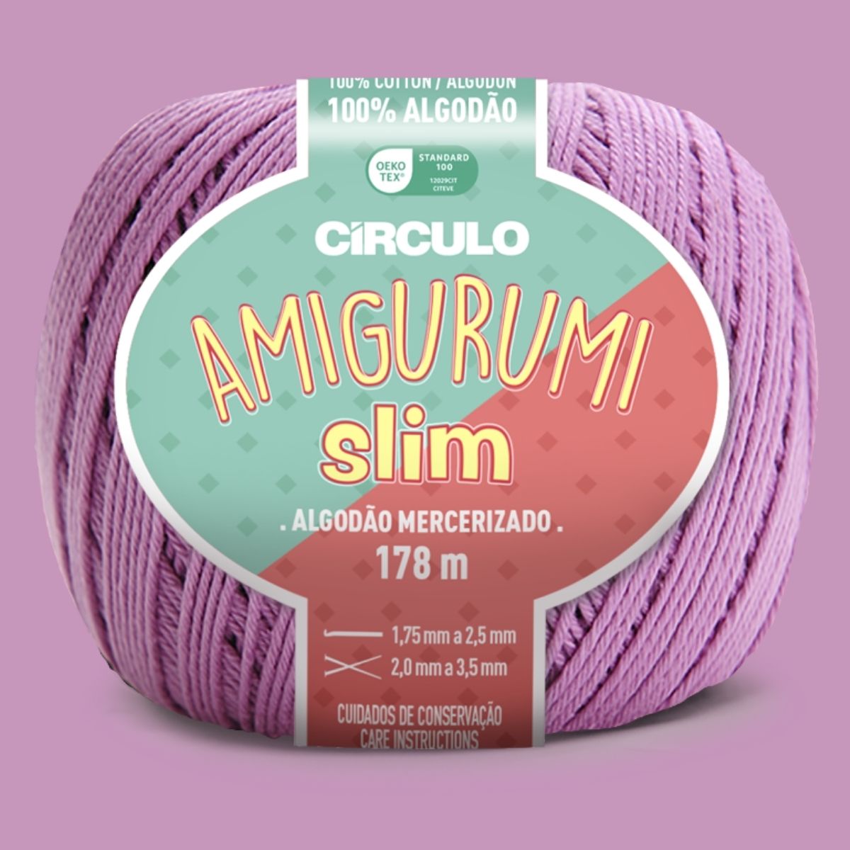 Fio Amigurumi Slim Círculo com 178m e 70g - Palácio da Arte