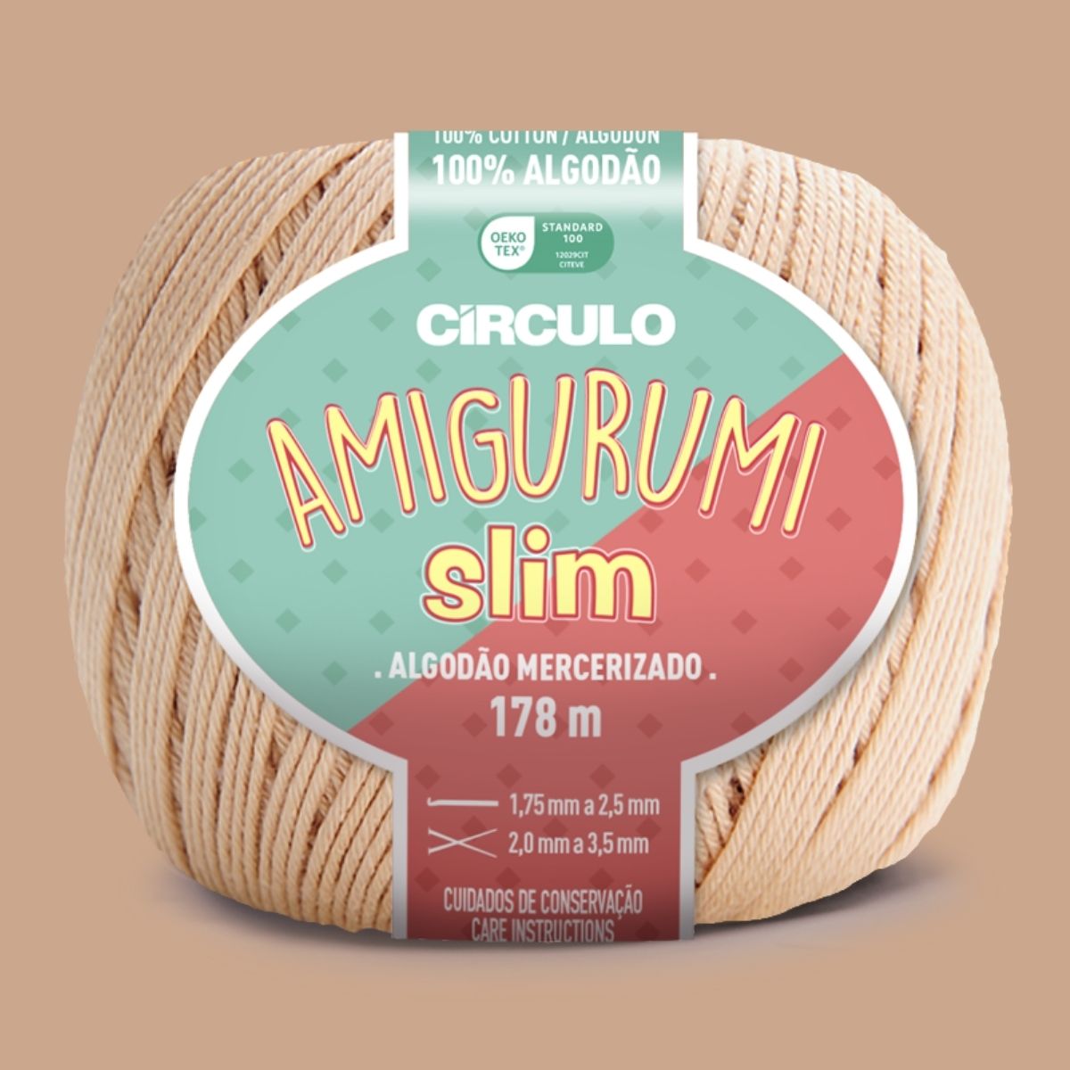 Fio Amigurumi Slim Círculo com 178m e 70g - Palácio da Arte