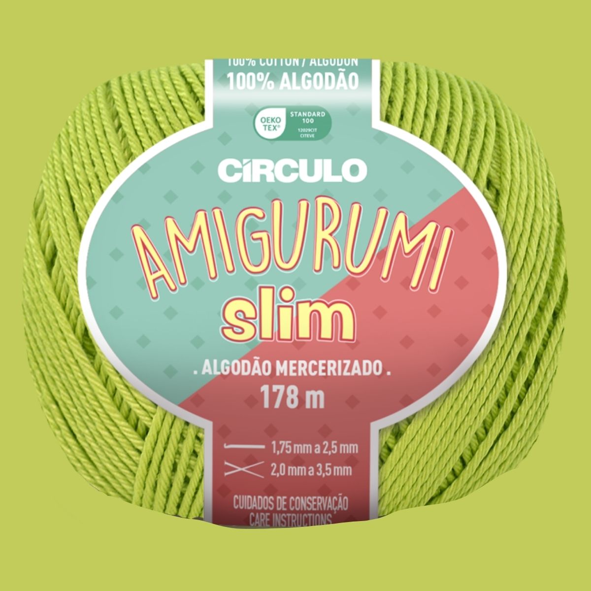 Fio Amigurumi Slim Círculo com 178m e 70g - Palácio da Arte