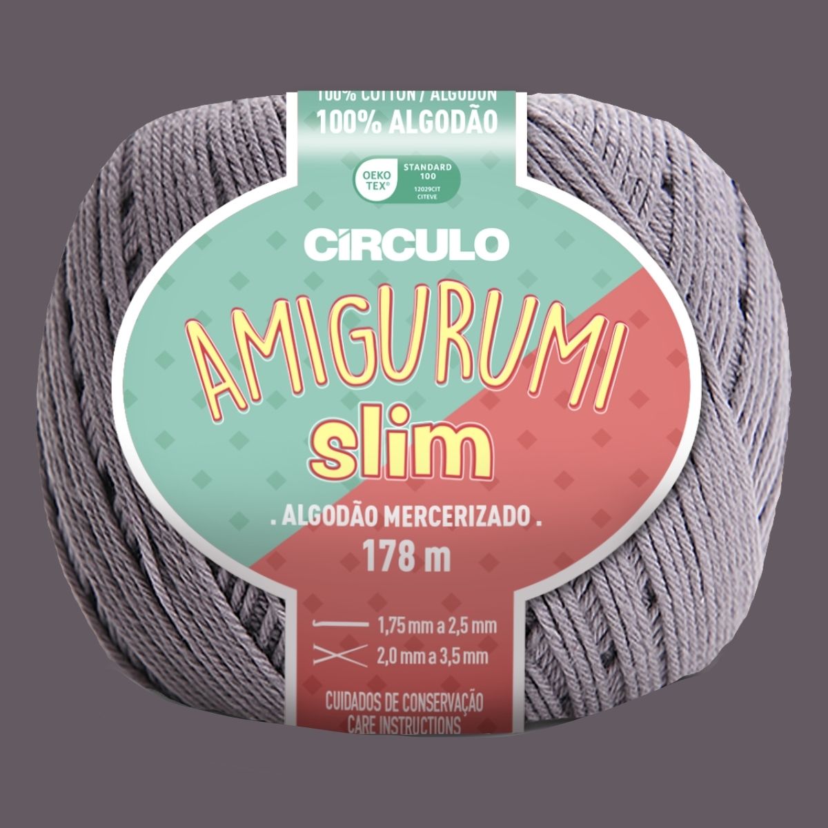 Fio Amigurumi Slim Círculo com 178m e 70g - Palácio da Arte