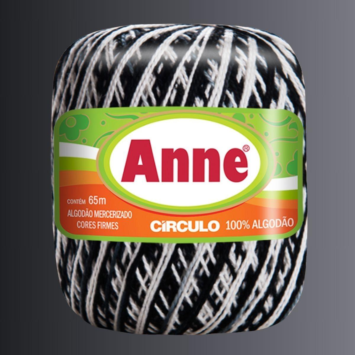 Fio Anne Círculo Mesclado 19g com 65m - Palácio da Arte