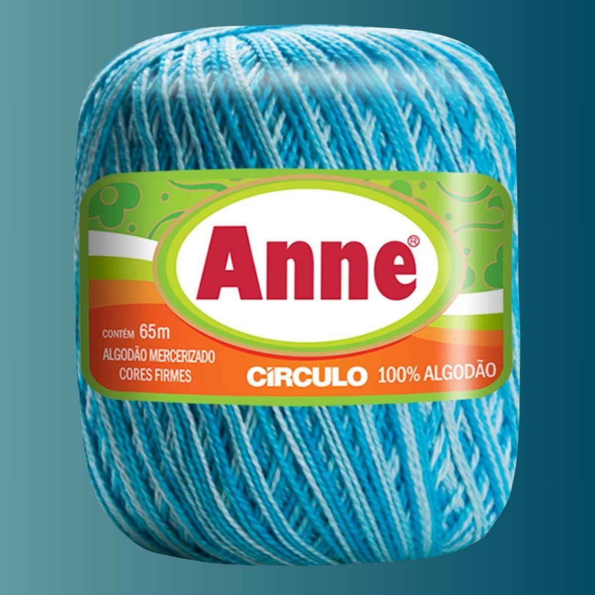 Fio Anne Círculo Mesclado 19g com 65m - Palácio da Arte