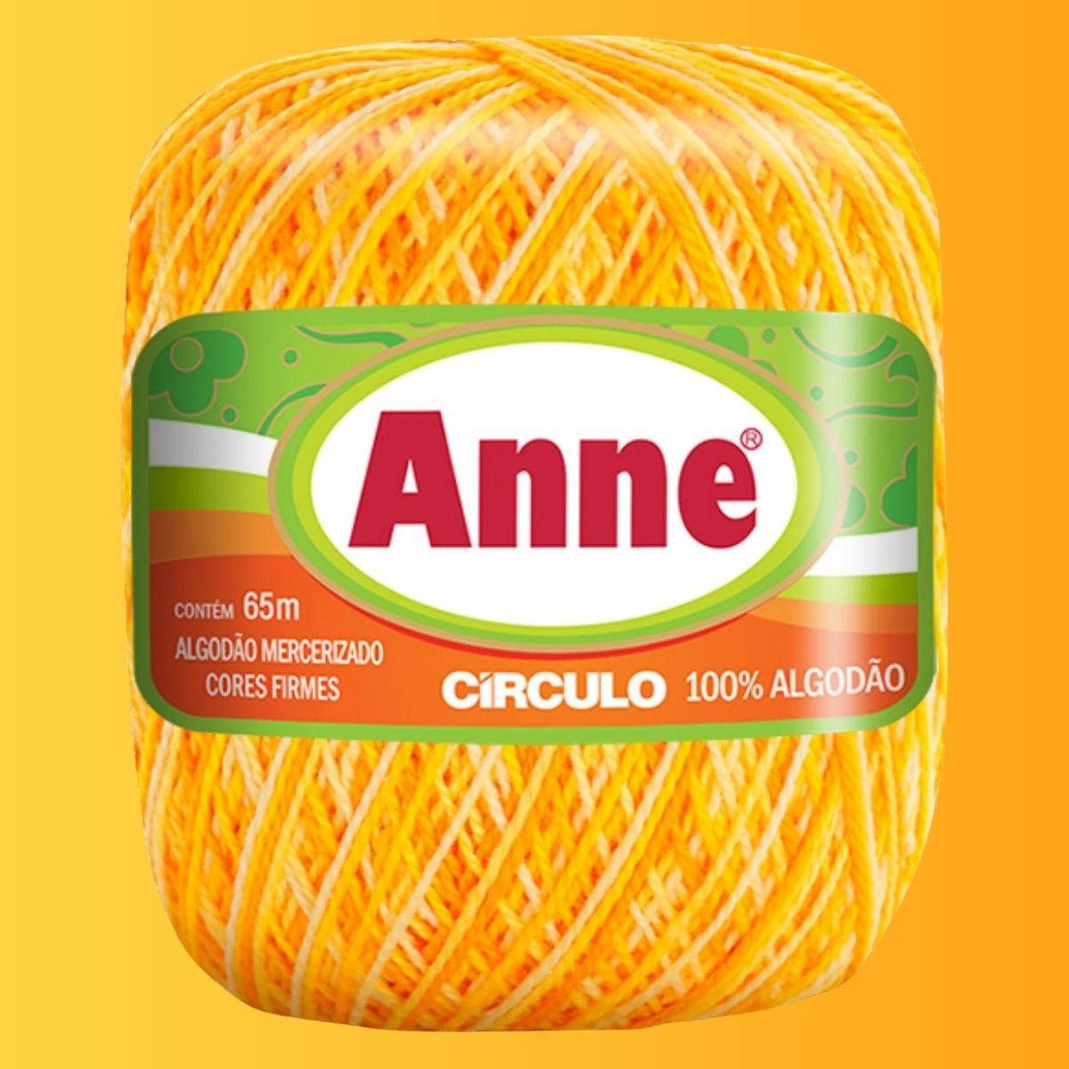 Fio Anne Círculo Mesclado 19g com 65m - Palácio da Arte