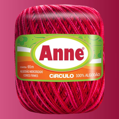 Fio Anne Círculo Mesclado 19g com 65m - Palácio da Arte