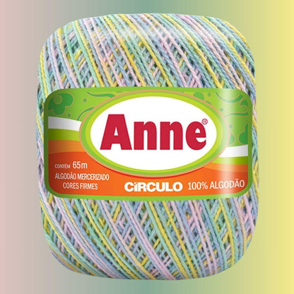Fio Anne Círculo Mesclado 19g com 65m - Palácio da Arte