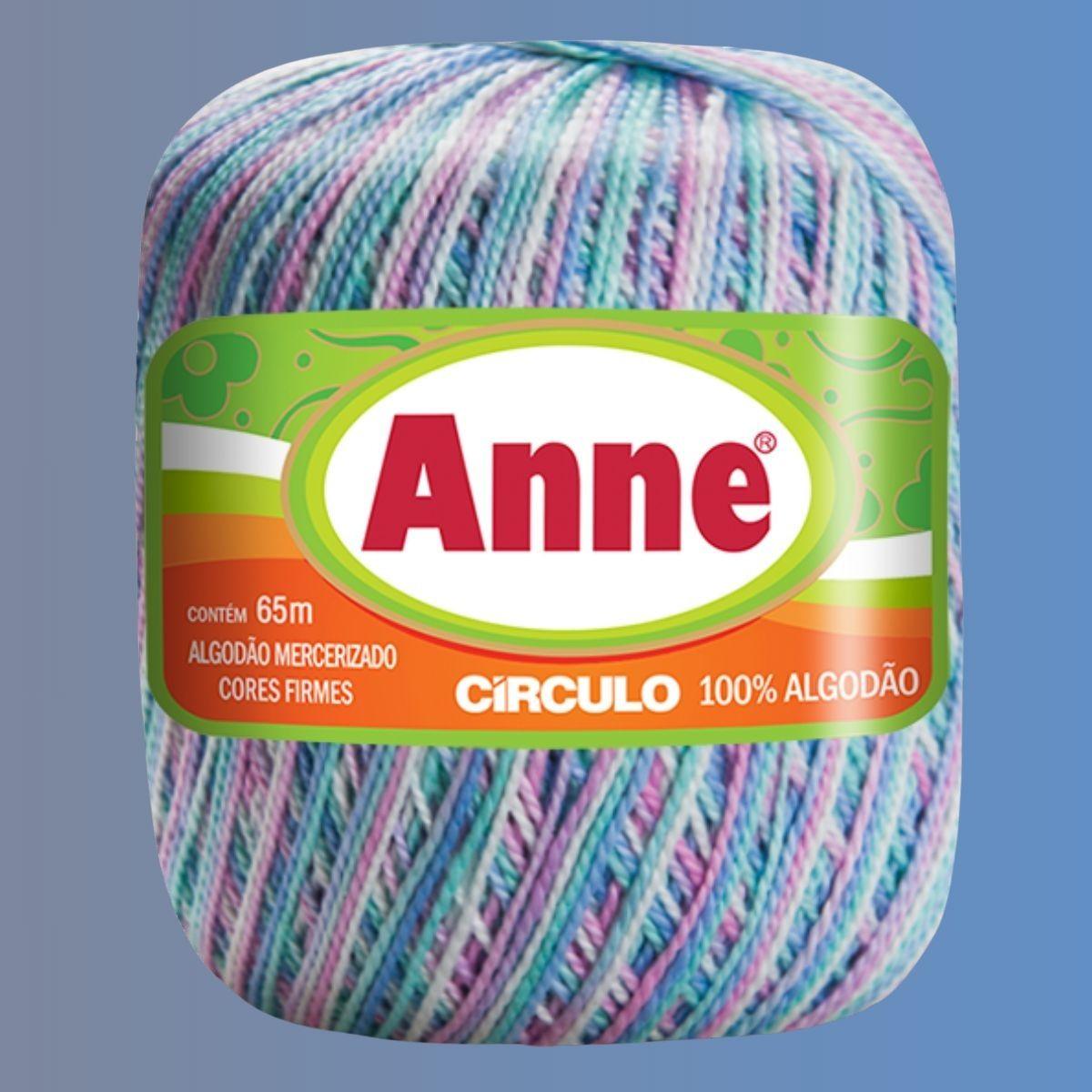 Fio Anne Círculo Mesclado 19g com 65m - Palácio da Arte