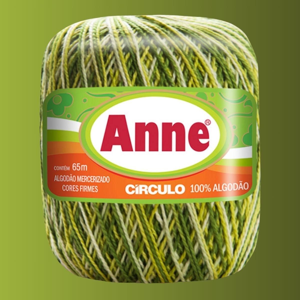 Fio Anne Círculo Mesclado 19g com 65m - Palácio da Arte