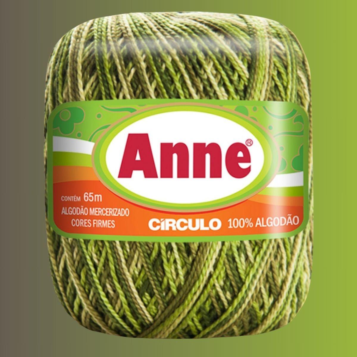 Fio Anne Círculo Mesclado 19g com 65m - Palácio da Arte