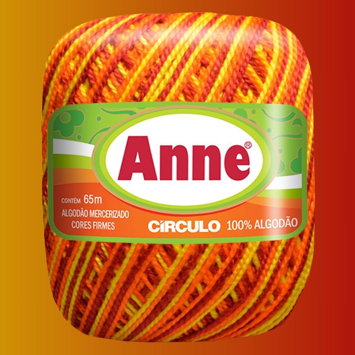 Fio Anne Círculo Mesclado 19g com 65m - Palácio da Arte