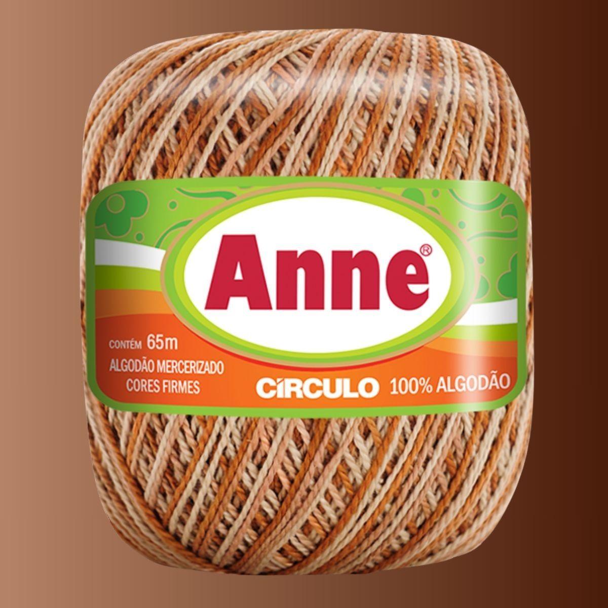 Fio Anne Círculo Mesclado 19g com 65m - Palácio da Arte