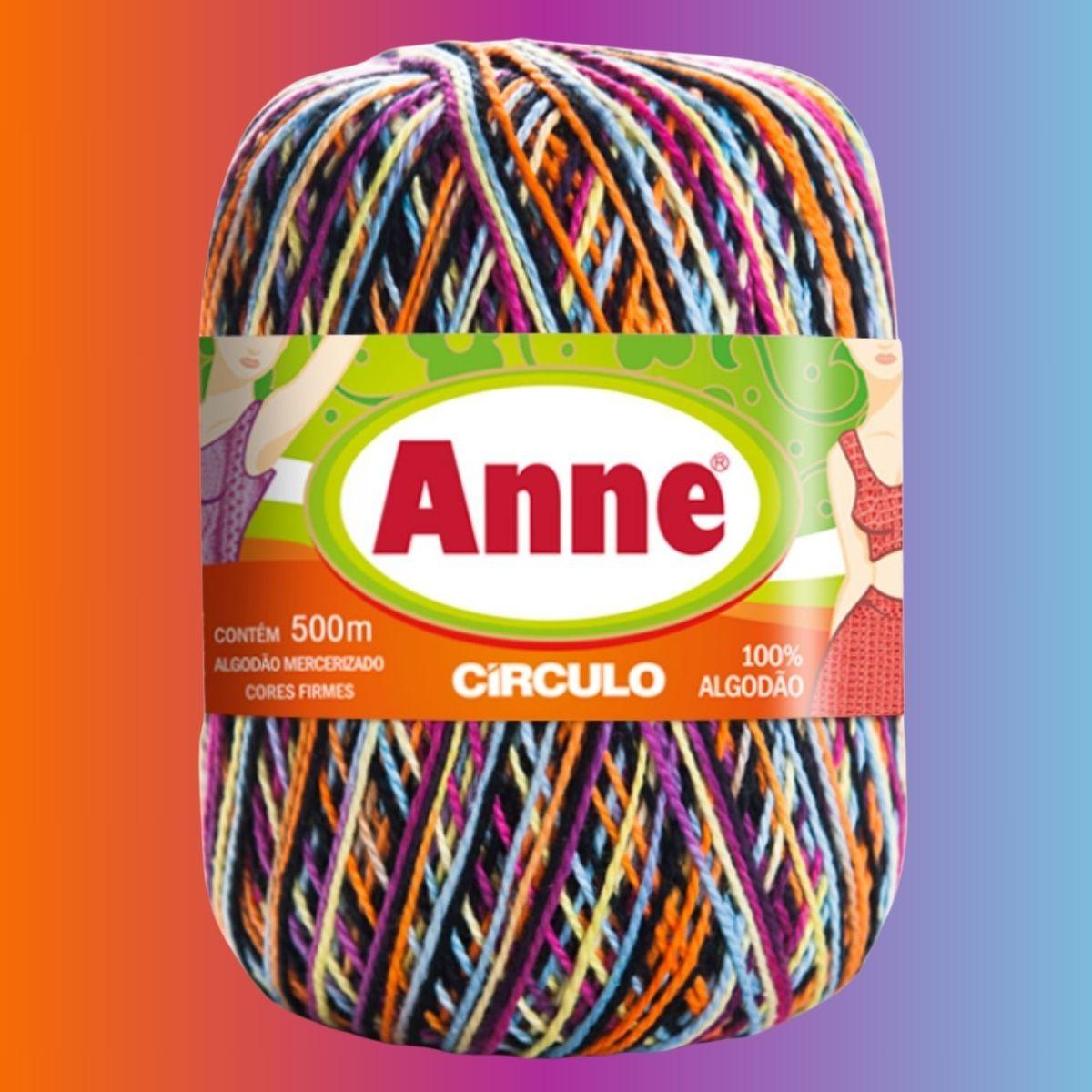 Fio Anne Mesclado Círculo 147g com 500m - Palácio da Arte