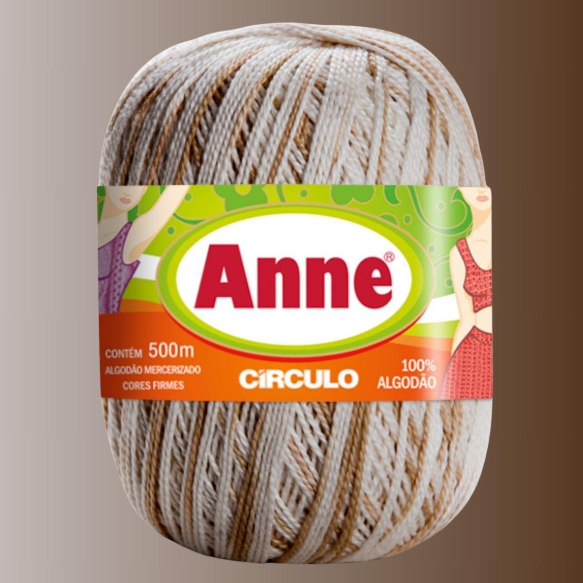 Fio Anne Mesclado Círculo 147g com 500m - Palácio da Arte