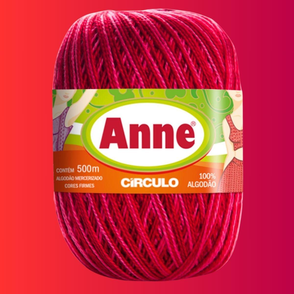 Fio Anne Mesclado Círculo 147g com 500m - Palácio da Arte