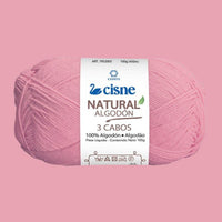 Fio Cisne Natural Algodón 3 Cabos 100g com 432 metros - Palácio da Arte