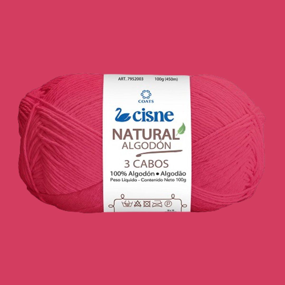 Fio Cisne Natural Algodón 3 Cabos 100g com 432 metros - Palácio da Arte