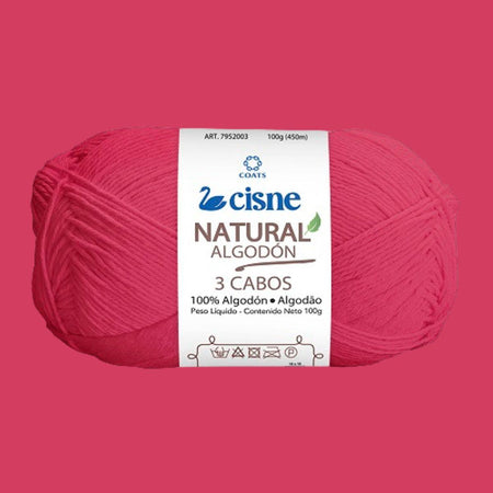 Fio Cisne Natural Algodón 3 Cabos 100g com 432 metros - Palácio da Arte