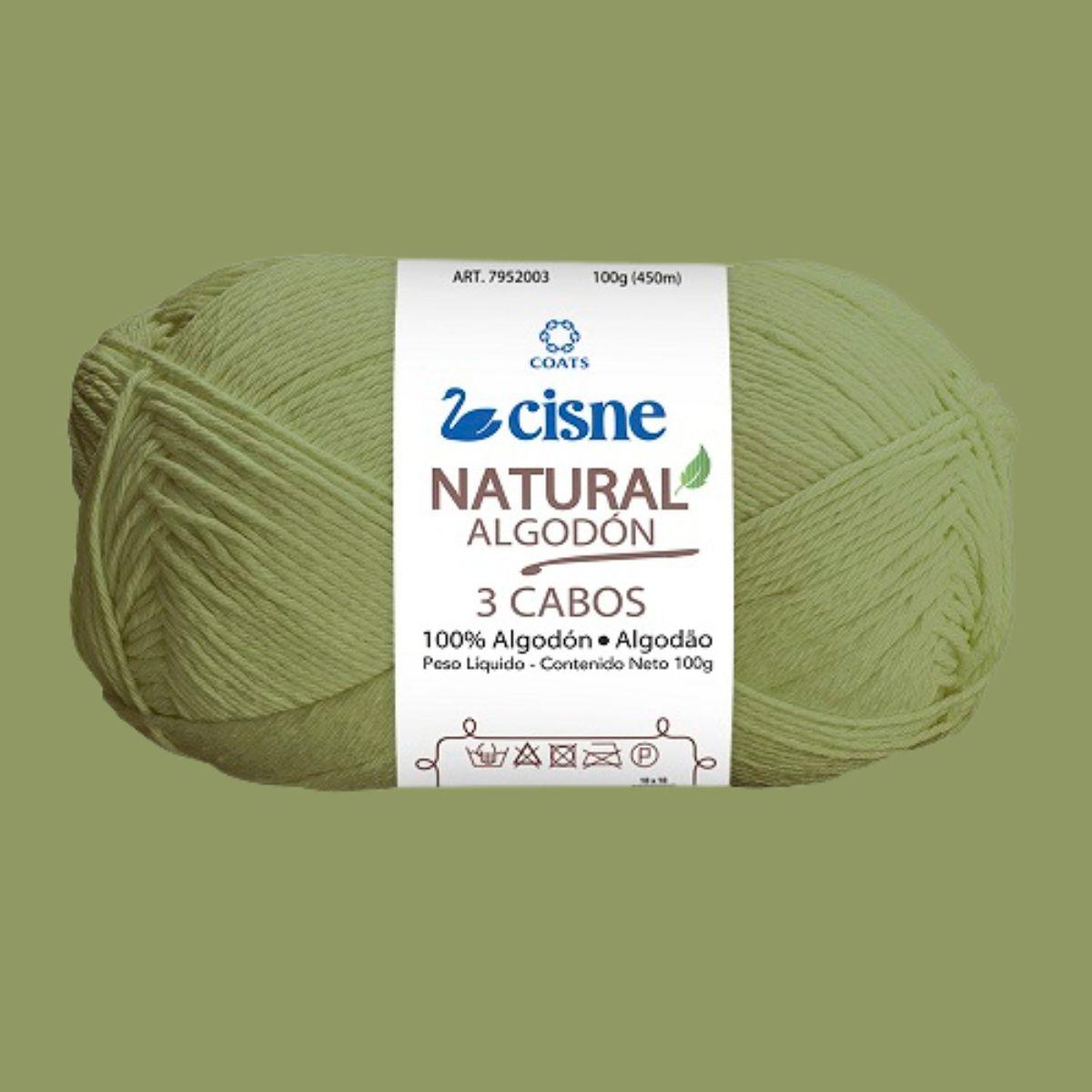 Fio Cisne Natural Algodón 3 Cabos 100g com 432 metros - Palácio da Arte