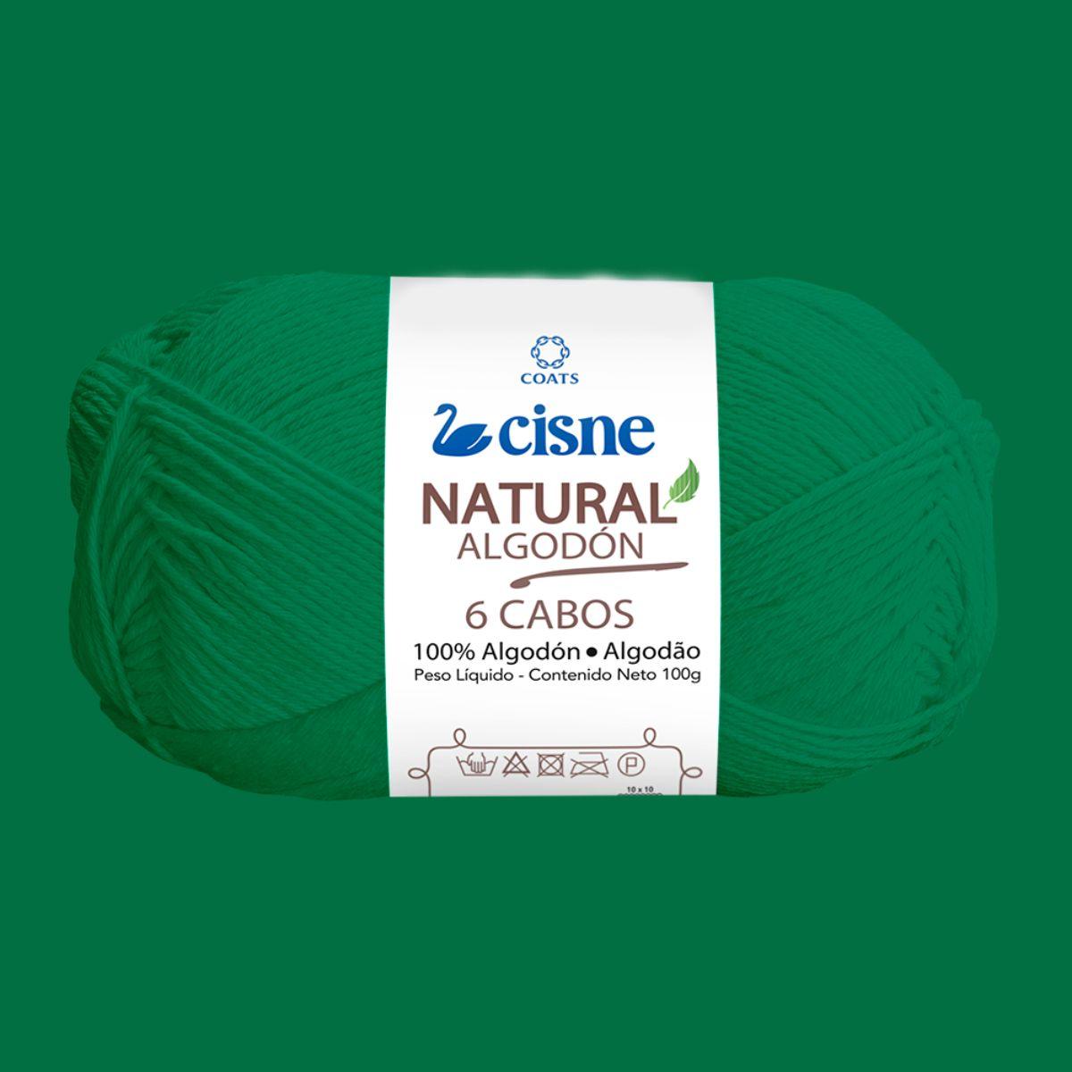 Fio Cisne Natural Algodón 6 Cabos 100g com 215 metros - Palácio da Arte