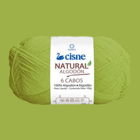 Fio Cisne Natural Algodón 6 Cabos 100g com 215 metros - Palácio da Arte