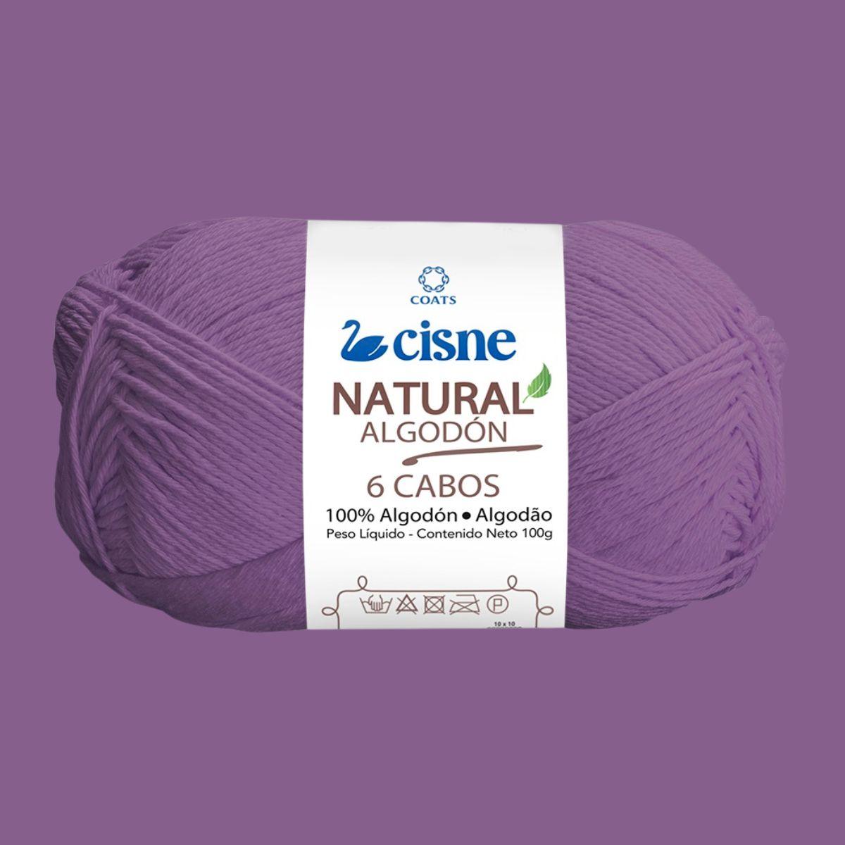 Fio Cisne Natural Algodón 6 Cabos 100g com 215 metros - Palácio da Arte
