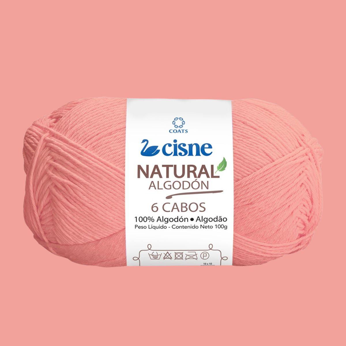 Fio Cisne Natural Algodón 6 Cabos 100g com 215 metros - Palácio da Arte