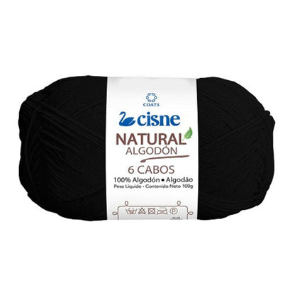 Fio Cisne Natural Algodón 6 Cabos 100g com 215 metros - Palácio da Arte