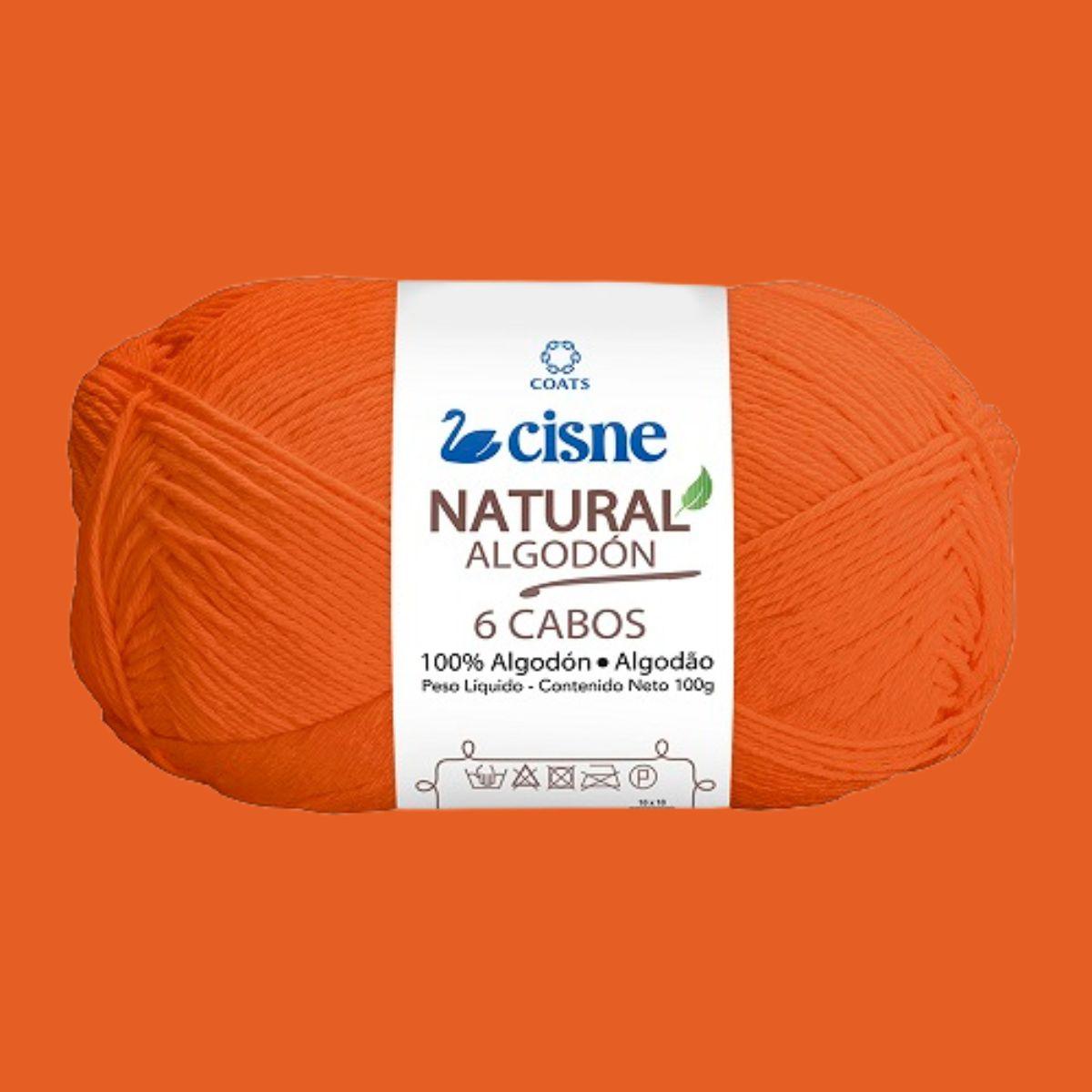 Fio Cisne Natural Algodón 6 Cabos 100g com 215 metros - Palácio da Arte