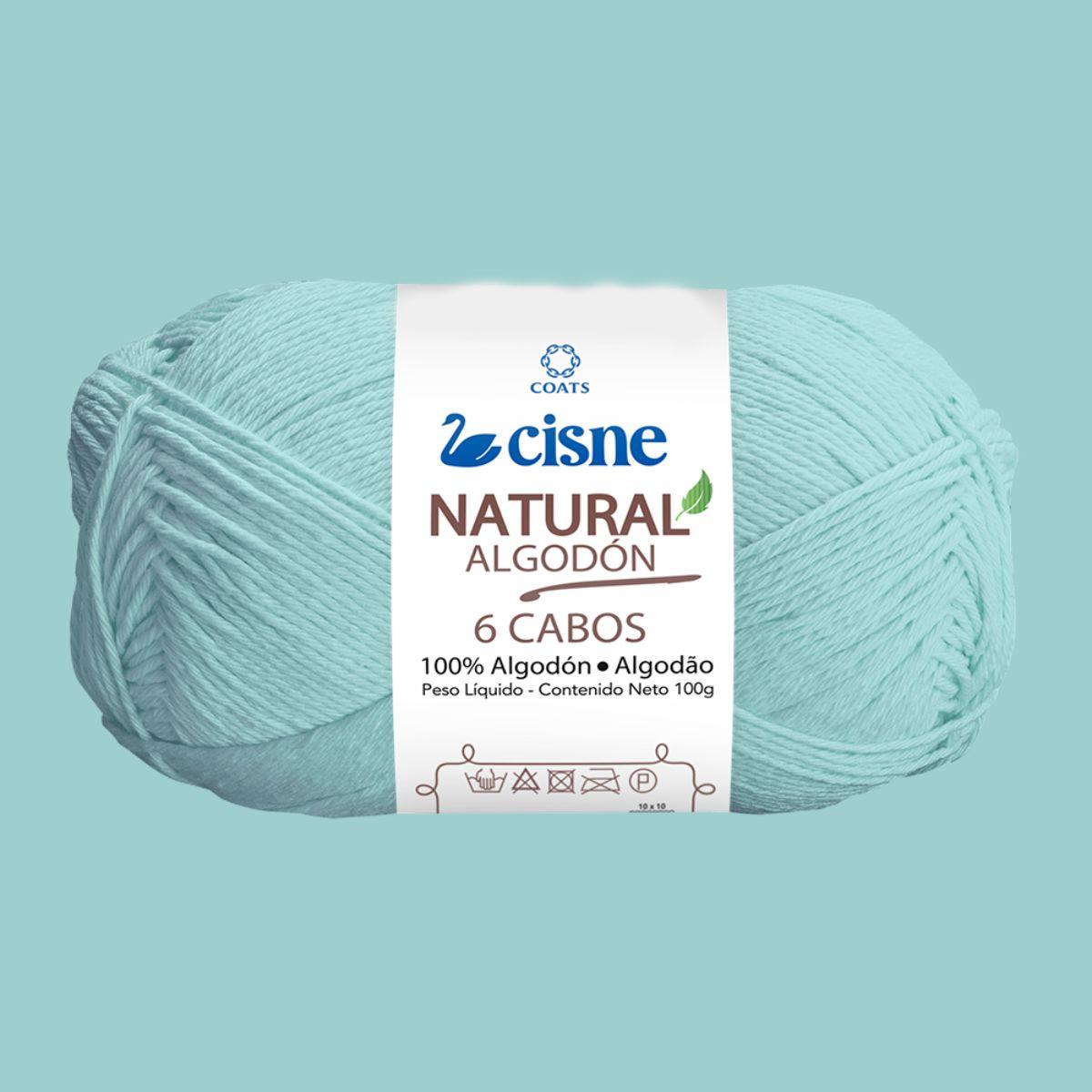 Fio Cisne Natural Algodón 6 Cabos 100g com 215 metros - Palácio da Arte