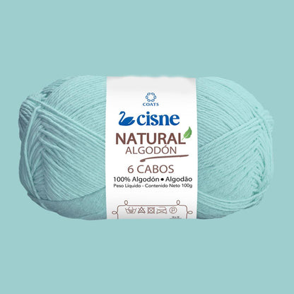 Fio Cisne Natural Algodón 6 Cabos 100g com 215 metros - Palácio da Arte