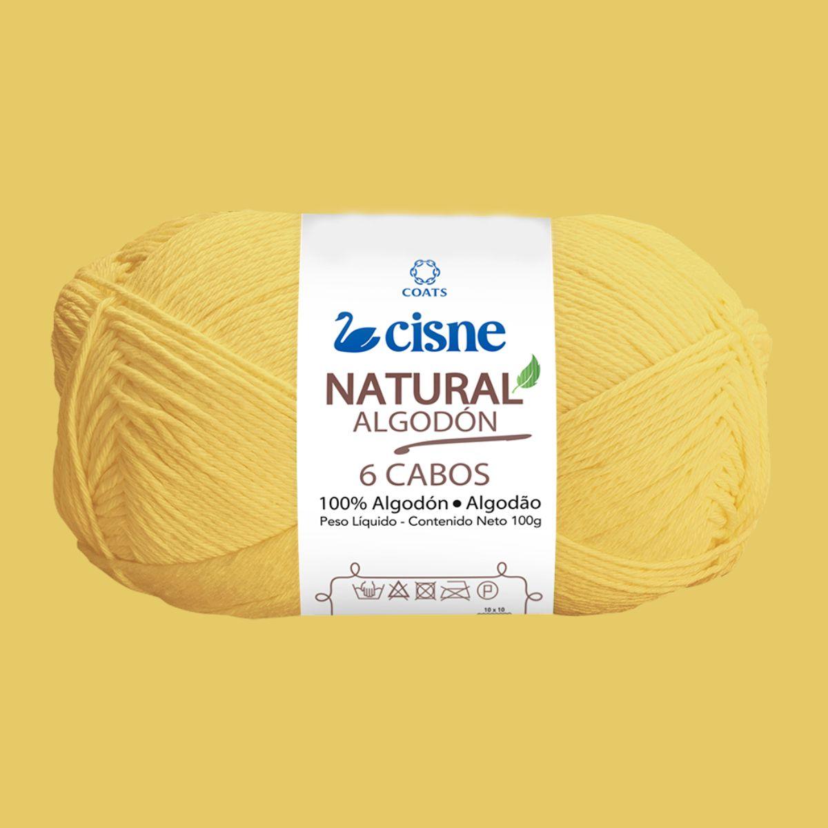 Fio Cisne Natural Algodón 6 Cabos 100g com 215 metros - Palácio da Arte