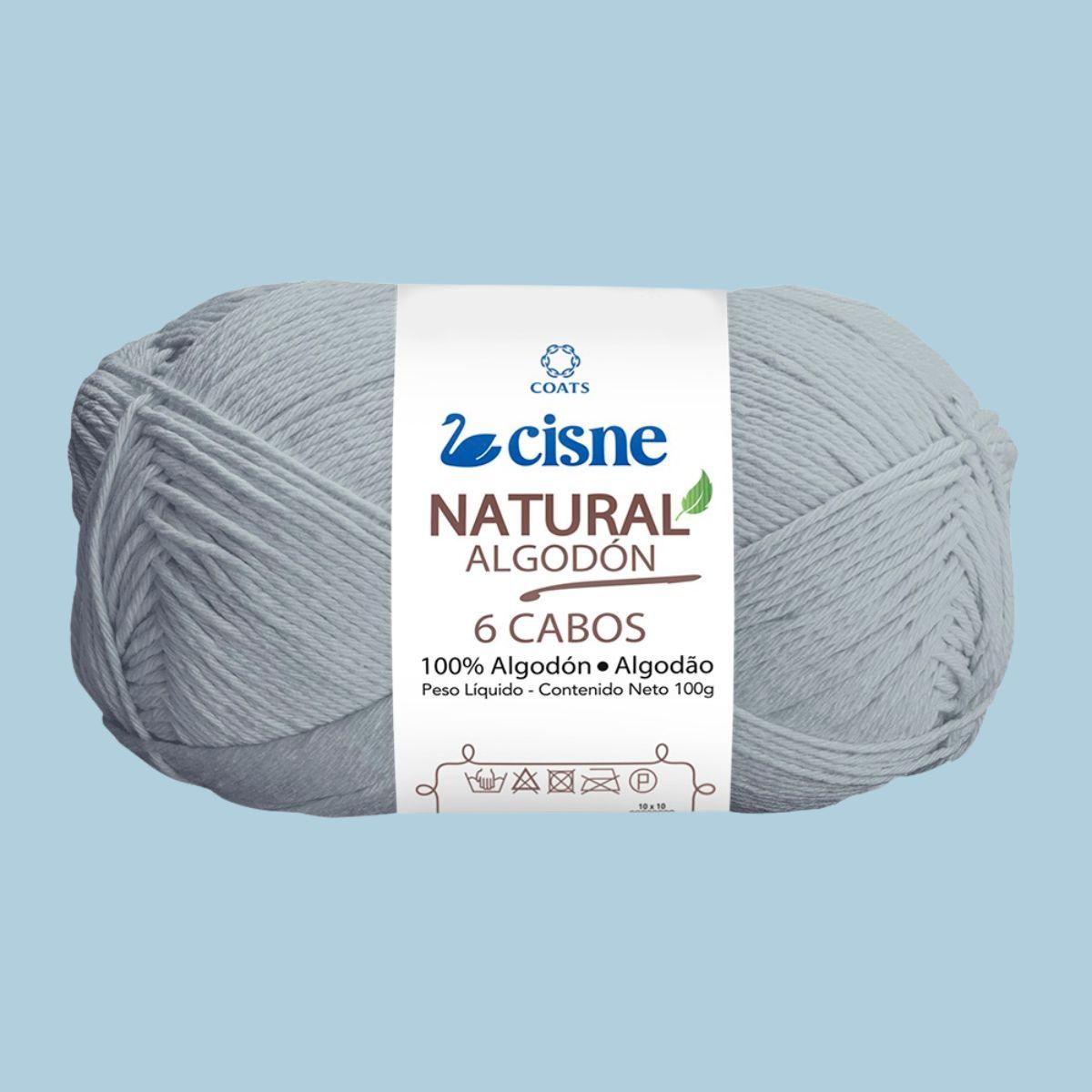 Fio Cisne Natural Algodón 6 Cabos 100g com 215 metros - Palácio da Arte
