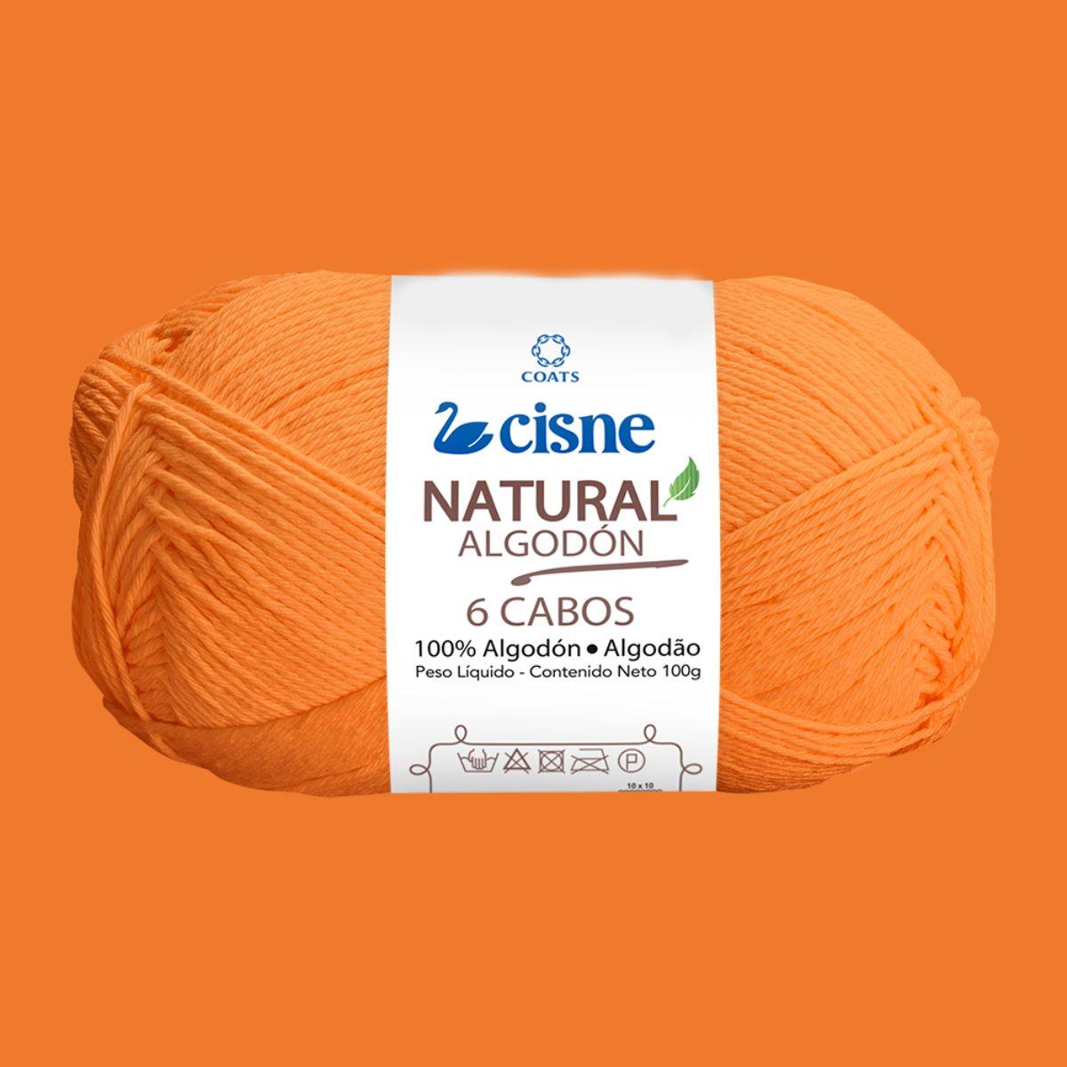 Fio Cisne Natural Algodón 6 Cabos 100g com 215 metros - Palácio da Arte